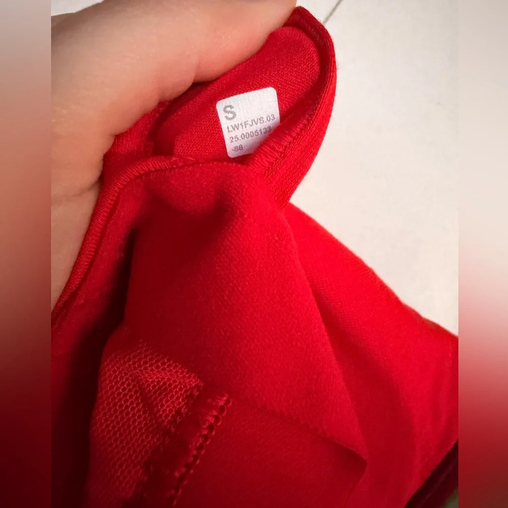 lululemon athletica Vibrant Red Sports Bra